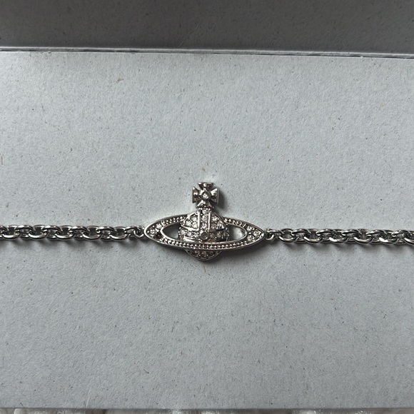 Vivienne Westwood Man. mini bas relief chain bracelet - Picture 2 of 6